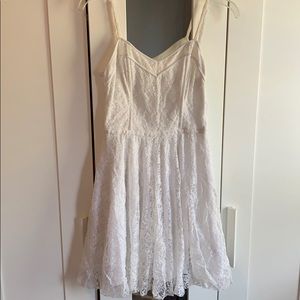 Lace white dress